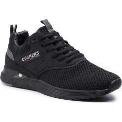 Sneakersy DOCKERS - 44BC001-782100 Black. Czarne buty sportowe casual DOCKERS, bez wzorów, z materiału, bez zapięcia. W wyprzedaży za 169.00 zł.