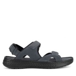 Sandały Lanetti. Szare sandały Lanetti, bez zapięcia. Za 71.99 zł.
