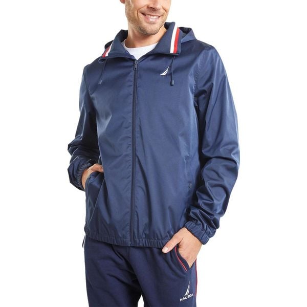 Kurtka Wiatrówka Męska Nautica Fabian FZ. Niebieskie kurtki Nautica, m, bez wzorów, z softshellu, bez kaptura. Za 479.00 zł.