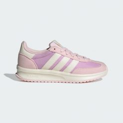 Buty Run 70s 2.0. Białe buty do biegania Adidas, bez wzorów, z materiału, bez zapięcia, do biegania. Za 239.00 zł.