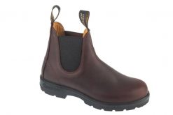 Sztyblety unisex, Chelsea Boot. Czerwone sztyblety Blundstone, bez wzorów, z materiału, bez obcasa, bez zapięcia. Za 939.99 zł.