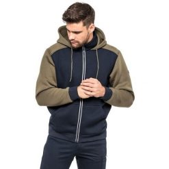 Bluza męska piankowa HELBOS AVACORE granatowo-oliwkowa. Niebieskie bluzy AVACORE, m, bez wzorów, bez kaptura. W wyprzedaży za 139.00 zł.