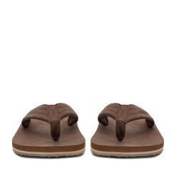 Japonki Quiksilver. Brązowe japonki Quiksilver, bez wzorów. Za 99.99 zł.