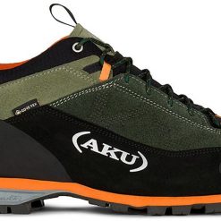 Buty trekkingowe męskie Aku Link Gtx. Zielone buty turystyczne Aku, bez wzorów, z gore-texu, bez zapięcia, trekkingowe, gore-tex. Za 873.50 zł.