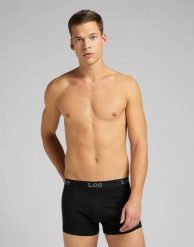 LEE 2-PACK TRUNK MĘSKIE BOKSERKI DWUPAK BLACK LP03CK01 112125108. Czarne bokserki Lee, m, bez wzorów. Za 79.99 zł.