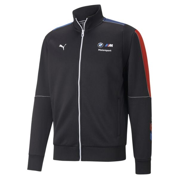 Kurtka Puma Bmw Mms Mt7 Track Jacket, Mężczyźni. Czarne kurtki Puma, m, bez wzorów, z poliesteru, bez kaptura. Za 320.99 zł.