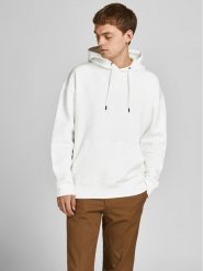 Jack&Jones Bluza Star 12208157 Biały Relaxed Fit. Białe bluzy Jack&Jones, m, bez wzorów, z bawełny, bez kaptura. Za 119.99 zł.