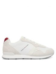 Tommy Hilfiger Sneakersy Maxlite Mix FM0FM05830 Biały. Białe buty sportowe casual Tommy Hilfiger, bez wzorów, z materiału, bez zapięcia. Za 409.99 zł.
