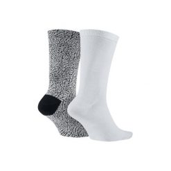 Skarpety męskie nike air jordan elephant crew socks white black. Czarne skarpety Nike, bez wzorów. Za 79.00 zł.