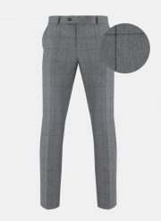 PAKO LORENTE – Spodnie męskie garniturowe CARLOS PPLM9-6G-235-S. Szare eleganckie spodnie Pako Lorente, m, z tkaniny, eleganckie. Za 119.99 zł.