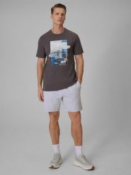 4F Spodenki dresowe męskie - szare 3XL. Szare krótkie spodenki sportowe 4F, m, bez wzorów, z dresówki. Za 89.99 zł.