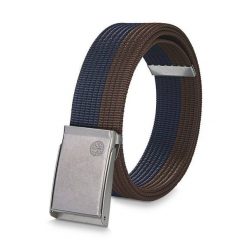 Pasek parciany BETLEWSKI PRC-10_SR-0 S brązowo-granatowy. Brązowe paski Betlewski, bez wzorów, z materiału. Za 34.99 zł.