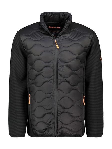 Canadian Peak Kurtka polarowa "Tahitoeak" w kolorze czarnym rozmiar: XL. Czarne kurtki Canadian Peak, xl, z aplikacjami, z materiału, bez kaptura. Za 148.26 zł.