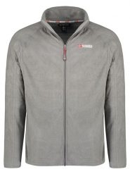 Geographical Norway Kurtka polarowa "Tug" w kolorze szarym rozmiar: XL. Szare kurtki Geographical Norway, xl, bez wzorów, z materiału, bez kaptura. Za 92.86 zł.