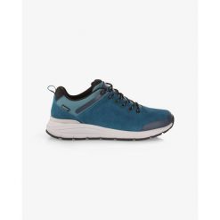 Krótkie buty sportowe unisex Kilpi MERAPI LOW WP-U. Czarne buty trekkingowe Kilpi, bez wzorów, z nylonu, bez zapięcia. Za 318.77 zł.