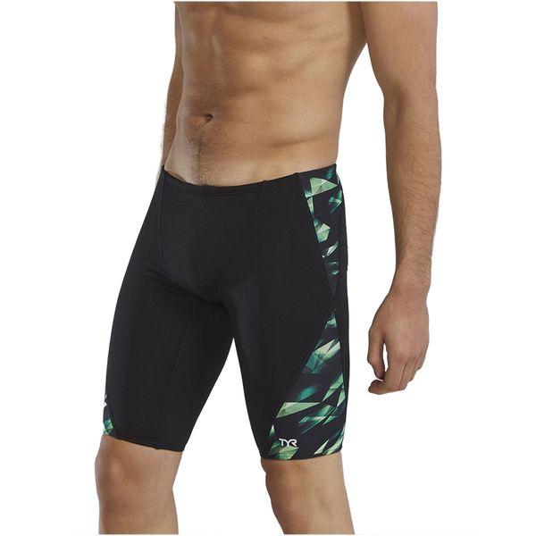 Spodenki treningowe do kolan TYR Triadic 310 - jammery. Zielone odzież kąpielowa TYR, m, bez wzorów, sportowe. Za 239.00 zł.