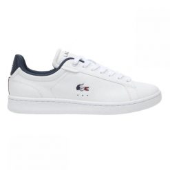 Buty sportowe męskie Lacoste Carnaby Set 224 7 Sma. Białe buty sportowe casual LACOSTE, bez wzorów, bez zapięcia. W wyprzedaży za 359.00 zł.