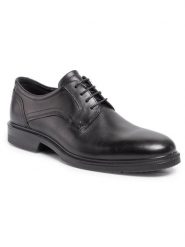 ECCO Półbuty Lisbon 62210401001 Czarny. Czarne eleganckie półbuty ecco, bez wzorów, ze skóry, bez obcasa, bez zapięcia. Za 719.99 zł.