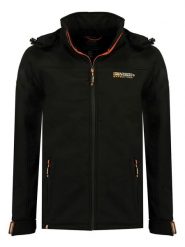 Geographical Norway Kurtka softshellowa "Takeni" w kolorze czarnym rozmiar: L. Czarne kurtki outdoor i hardshell Geographical Norway, l, bez wzorów, bez kaptura. Za 195.77 zł.