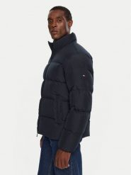 Tommy Hilfiger Kurtka puchowa MW0MW36666 Granatowy Regular Fit. Niebieskie kurtki Tommy Hilfiger, m, bez wzorów, z puchu, bez kaptura. Za 669.99 zł.