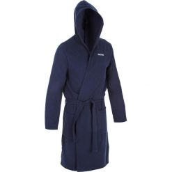 Szlafrok Na Basen 500 Z Bawełny Męski. Niebieskie szlafroki WATKO, m, bez wzorów, z bawełny, bez ramiączek, bez kaptura. Za 79.99 zł.
