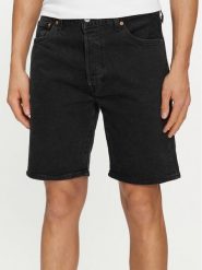 Levi's® Szorty jeansowe 501® Hemmed 36512-0224 Czarny Regular Fit. Czarne szorty m, bez wzorów, z bawełny. Za 209.99 zł.