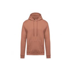 Bluza z kapturem Kariban. Brązowe bluzy z kapturem KARIBAN, m, bez wzorów, z kapturem. Za 146.50 zł.