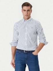 Tommy Hilfiger Koszula MW0MW42441 Niebieski Regular Fit. Niebieskie koszule Tommy Hilfiger, m, bez wzorów, z bawełny, bez kołnierzyka, bez ramiączek. Za 369.99 zł.