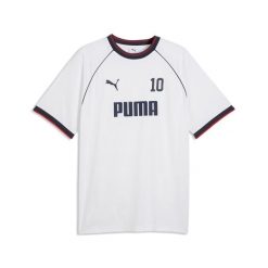 Męska koszulka piłkarska PUMA Sport Pinnacle PUMA. Białe t-shirty sportowe Puma, bez wzorów, bez ramiączek, do biegania. Za 149.00 zł.