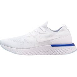 Nike Performance EPIC REACT FLYKNIT Obuwie do biegania treningowe white/racer blue. Buty do biegania marki Nike Performance, z materiału. W wyprzedaży za 511.20 zł.