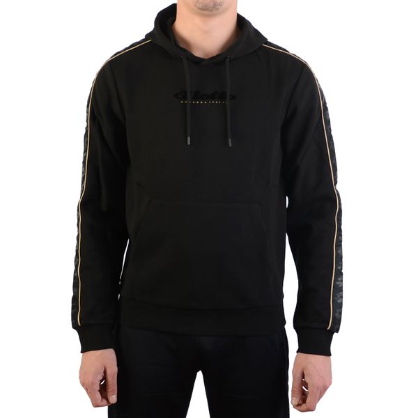 Bluza z kapturem Lotto Athletica Classic IV - Mężczyzna. Czarne bluzy z kapturem Lotto, m, bez wzorów, z bawełny, z kapturem. Za 208.60 zł.