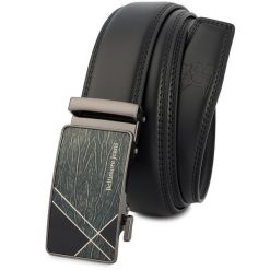 Pasek skórzany BELTIMORE r.115-130 cm A46 czarny. Czarne paski bez wzorów. Za 71.49 zł.