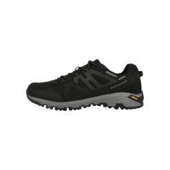 Buty trekkingowe Endurance Hansou Vibram WP. Czarne buty trekkingowe Endurance, bez wzorów, bez zapięcia. W wyprzedaży za 355.00 zł.