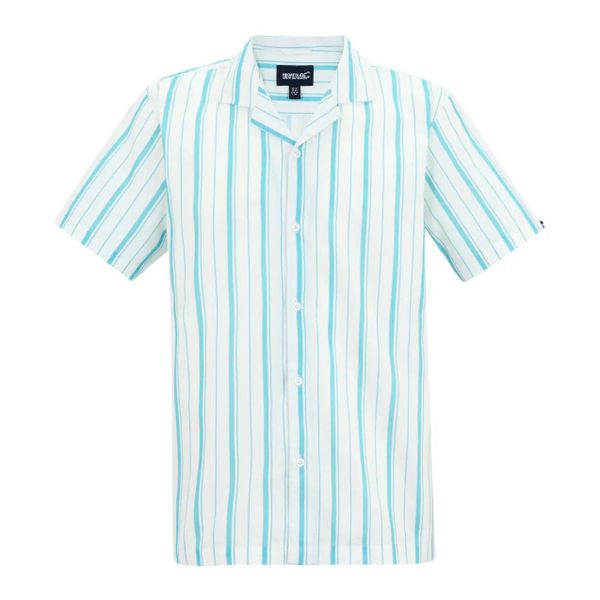 Koszula Regatta Hadlin. Białe koszule Regatta, bez wzorów, bez kołnierzyka, bez ramiączek. Za 249.99 zł.