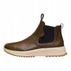 HEYDUDE Męskie Sztyblety Classic Tahoe Chelsea. Brązowe sztyblety Hey dude, bez wzorów, z materiału, bez obcasa, bez zapięcia. Za 479.00 zł.