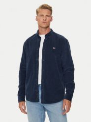 Tommy Jeans Koszula Corduroy DM0DM20461 Granatowy Regular Fit. Niebieskie koszule Tommy Jeans, m, bez wzorów, z bawełny, bez kołnierzyka, bez ramiączek. Za 279.99 zł.