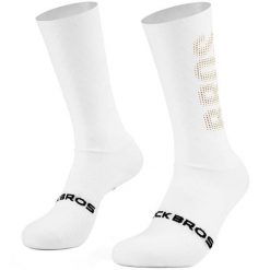 Skarpetki rowerowe dla dorosłych kompresyjne Rockbros RB9006 aero. Białe skarpety ROCKBROS, bez wzorów. Za 69.00 zł.