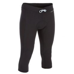 Rybaczki UV surfing z neoprenu 900 męskie. Czarne szorty OLAIAN, m, bez wzorów, z elastanu. W wyprzedaży za 29.99 zł.