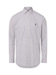 Polo Ralph Lauren Męska koszula biznesowa Mężczyźni Modern Fit Bawełna brązowy w kratkę, L. Brązowe koszule Polo Ralph Lauren, l, bez wzorów, z bawełny, bez kołnierzyka, bez ramiączek. Za 689.95 zł.