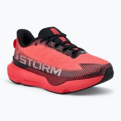 Buty do biegania męskie Under Armour Infinite Pro Storm. Czerwone buty do biegania Under Armour, bez wzorów, bez zapięcia, do biegania. Za 369.99 zł.
