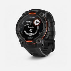 Zegarek z GPS Garmin Instinct 3 Solar. Czerwone, cyfrowe zegarki GARMIN, metalowe. Za 1,499.00 zł.