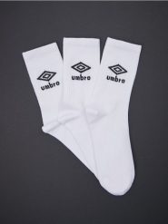 Skarpetki 3 pack Umbro - biały. Białe skarpety Sinsay, bez wzorów. Za 22.99 zł.
