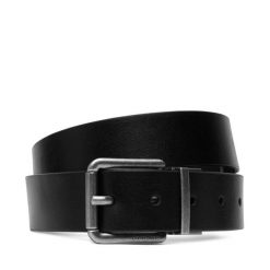 Pasek Calvin Klein. Czarne paski CALVIN KLEIN, bez wzorów, casualowe. Za 289.99 zł.