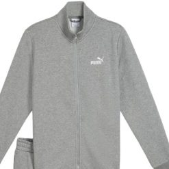 Dres męskie Puma Ess Sweat Suit Fl. Szare komplety dresowe Puma, m, bez wzorów, z bawełny, bez ramiączek. Za 268.10 zł.