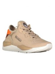 Geographical Norway Sneakersy "Ovitt" w kolorze beżowym rozmiar: 41. Brązowe buty sportowe casual Geographical Norway, bez wzorów, bez zapięcia. Za 127.65 zł.