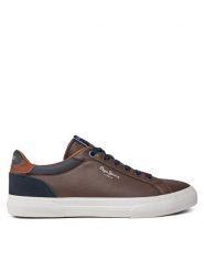 Pepe Jeans Sneakersy PMS30839 Brązowy. Brązowe buty sportowe casual Pepe Jeans, bez wzorów, z jeansu, bez zapięcia. Za 339.00 zł.