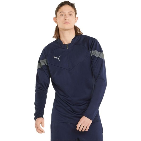 Bluza Puma Teamfinal Training 14 Zip, Mężczyźni. Niebieskie bluzy Puma, l, bez wzorów, z poliesteru, bez kaptura. Za 290.00 zł.