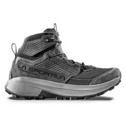 Buty trekkingowe męskie La Sportiva Prodigio Hike LT GTX. Szare buty turystyczne La Sportiva, bez wzorów, z gore-texu, za kostkę, bez zapięcia, trekkingowe, gore-tex. Za 1,137.00 zł.