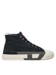 Diesel Trampki High-Top Y03505PR012 HA688 Czarny. Czarne trampki Diesel, m, bez wzorów, bez zapięcia. Za 529.99 zł.
