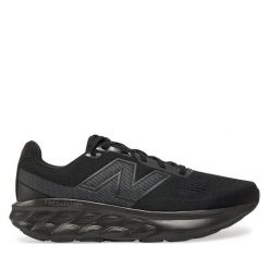 Buty do biegania New Balance. Czarne buty do biegania New Balance, bez wzorów, bez zapięcia, do biegania. Za 329.99 zł.